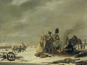 Bivacco a Molodechno, 3-4 dicembre 1812: Un episodio dalla ritirata di Napoleone dalla Russia