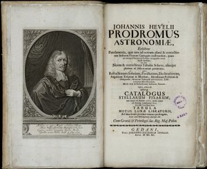 Johannes Hevelius, Prodromus astronomiae, 1690 da Johannes Hevelius