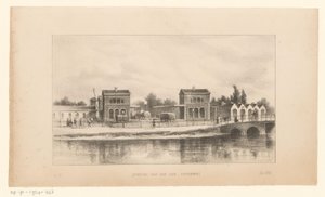 Stazione ferroviaria del Reno ad Amsterdam da Johannes Hilverdink (possibly)
