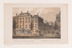 Sede centrale della Compagnia Commerciale ad Amsterdam da Johannes Hilverdink