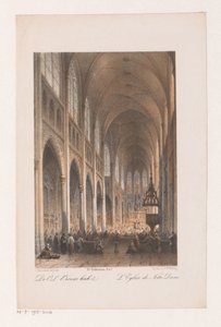 Interno della Chiesa di Nostra Signora ad Amsterdam da Johannes Hilverdink