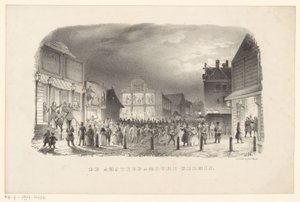 Fiera al Botermarkt di Amsterdam da Johannes Hilverdink