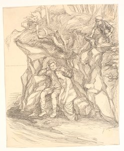 Illustrazione per "Enoch Arden" di Alfred Tennyson da Johannes Holbek