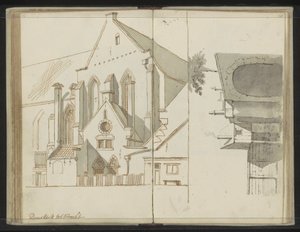 Chiesa di Buurkerk a Utrecht da Johannes Huibert Prins