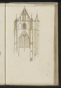 Facciata della Grote Kerk a Haarlem da Johannes Huibert Prins