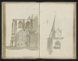 Chiesa Vecchia a Delft da Johannes Huibert Prins