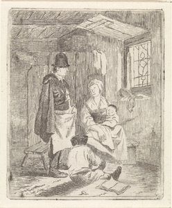 Famiglia in interni da Johannes Janson (possibly)