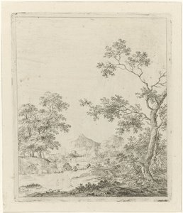 Paesaggio con pescatore da Johannes Janson
