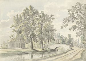 Vista su Biltstraat fuori Utrecht da Johannes Jelgerhuis
