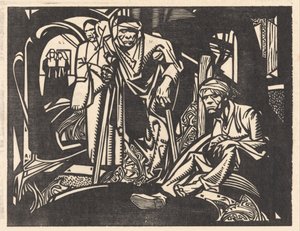 Feriti in una chiesa da Johannes Josephus Aarts (signed by artist)