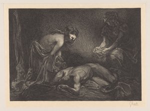 Giuditta e ancella con la testa e il corpo di Oloferne