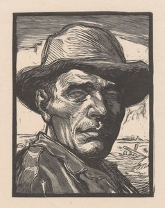 Ritratto di un uomo sconosciuto da Johannes Josephus Aarts (signed by artist)