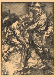 Operai edili al lavoro da Johannes Josephus Aarts