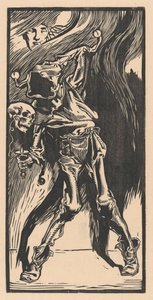 La Morte come arlecchino, che gioca a bilboquet da Johannes Josephus Aarts