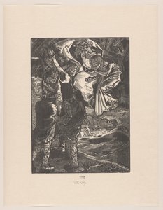 Macbeth e Banquo incontrano le tre streghe da Johannes Josephus Aarts