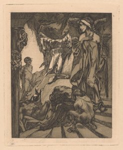 Edipo e la sfinge da Johannes Josephus Aarts