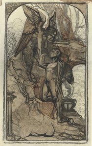 Edipo e la sfinge da Johannes Josephus Aarts