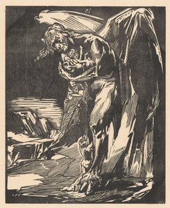 Satana con figure tra le braccia da Johannes Josephus Aarts