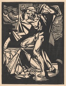 Sansone distrugge le colonne del tempio da Johannes Josephus Aarts