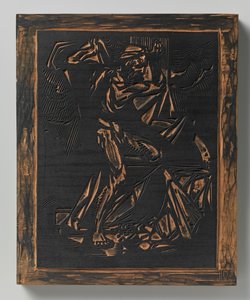 Figura maschile che trasporta un carico da Johannes Josephus Aarts