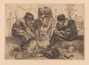Donne in lutto da Johannes Josephus Aarts