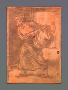 Donna che porta un sacco da Johannes Josephus Aarts