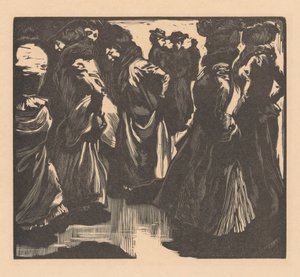 Donne sotto la pioggia da Johannes Josephus Aarts