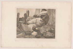 Lavoratore che si sforza da Johannes Josephus Aarts