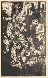 Creature fantastiche sedute da Johannes Josephus Aarts