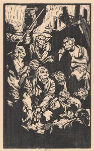 Creature fantastiche sedute da Johannes Josephus Aarts