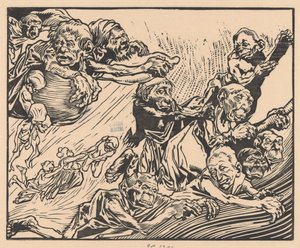 Creature fantastiche fluttuanti da Johannes Josephus Aarts