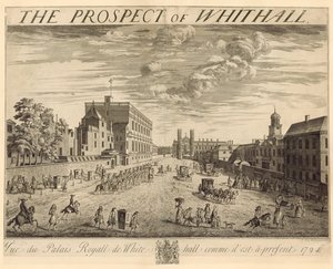 Il piano di Whitehall, 1724 da Johannes Kip