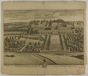Whixley, tavola 78 da Britannia Illustrata da Johannes Kip