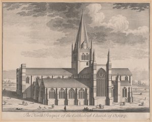 Prospetto nord della cattedrale di Oxford
