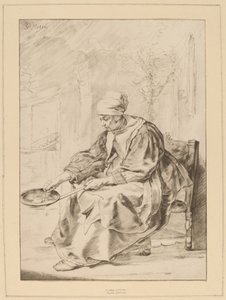 La donna delle frittelle, 1768 da Johannes Kornlein
