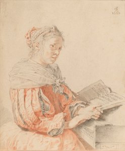 Giovane ragazza alla tastiera da Johannes Kornlein