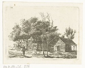Ghiacciaia presso la Porta di Utrecht da Johannes Ludovicus van den Bos