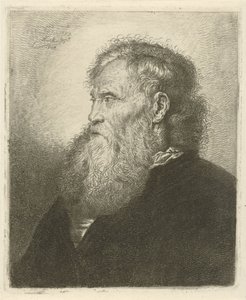 Ritratto di un vecchio con barba da Johannes Mock