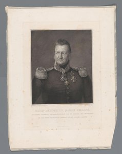 David Hendricus, barone Chassé, Luogotenente Generale, comandante supremo della Cittadella di Anversa e della flotta reale sullo Schelda Orientale