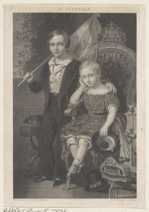 Ritratto di Guglielmo, principe dei Paesi Bassi, e Maurizio, principe dei Paesi Bassi da Johannes Philippus Lange