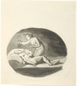Psiche e Amore Addormentato da Johannes Senn