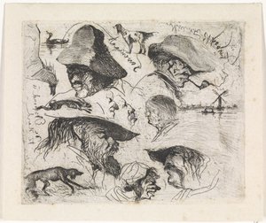 Foglio di studio da Johannes Tavenraat