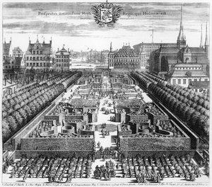 Giardino reale di Stoccolma, illustrazione da 