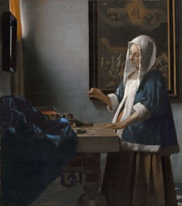Donna in equilibrio da Johannes Vermeer