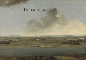 Due Vedute dei Posti di Commercio della Compagnia Olandese delle Indie Orientali: Lawec in Cambogia e Banda nelle Molucche Meridionali da Johannes Vinckboons (attributed to)