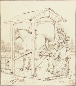 Ferratura di un cavallo