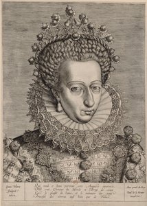 Caterina di Navarra da Johannes Wierix