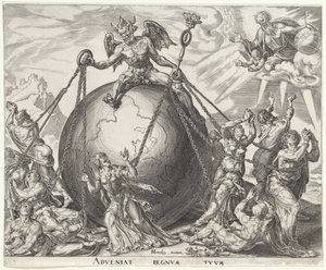 Venga il tuo regno (serie Padre Nostro) da Johannes Wierix