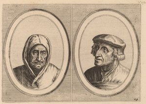 "Aecht Sonder-Ziel" e "Heertje Al-te-mooy" da Johannes and Lucas van Doetechum after Pieter Bruegel the Elder