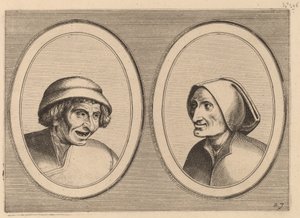 "Keesje Licht-hart" e "Verblinde Swaen" da Johannes and Lucas van Doetechum after Pieter Bruegel the Elder